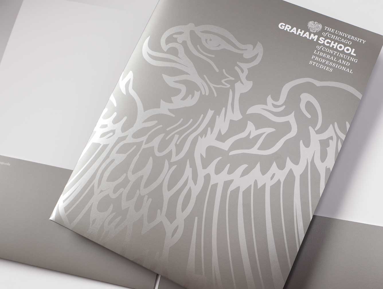 university-of-chicago-graham-school_folder.jpg Art Direction by: Bart Crosby, Crosby Associates